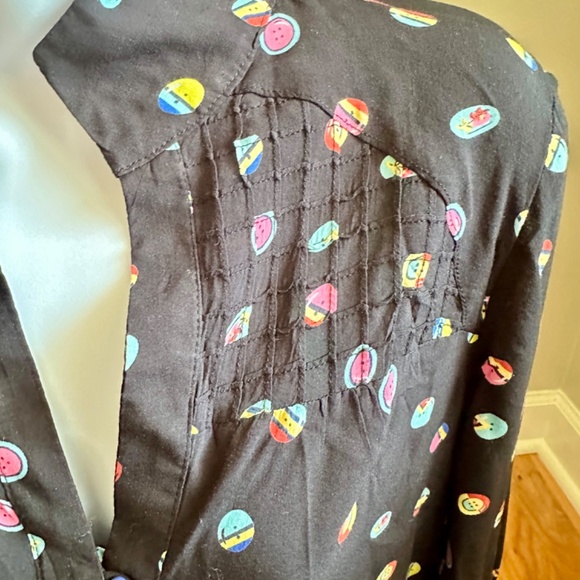 13 0f 52 Conversations by Anthropologie Colloquial Pintucked Button Down Blouse - Picture 4 of 7